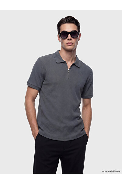LC Waikiki Tricou bărbătesc reiat cu guler polo
