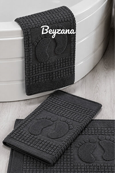 BEYZANA Antrasit Ayak Havlusu 50 x 70 Cm