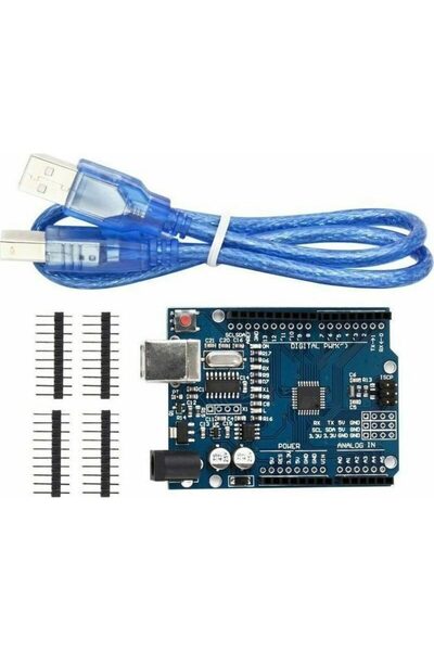 OEM UNO R 3 SMD ATmega 328 P Πλακέτα με καλώδιο USB Συμβατή με Arduino