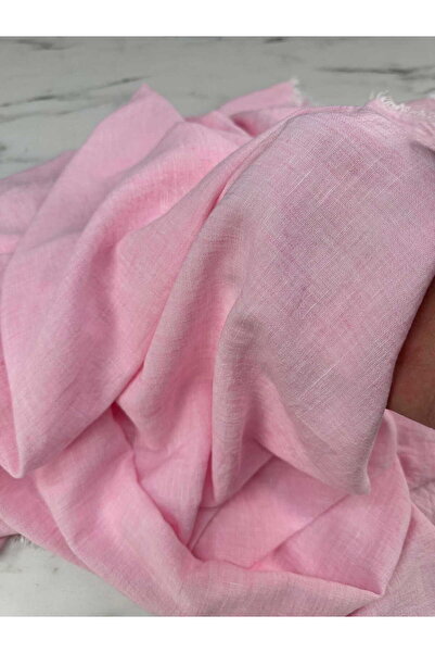 ipekkumaş Eva Linen Fabric Powder Pink Our Product Is Sold by the Piece 1 Pie...