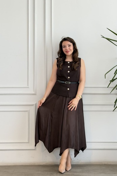 yb yağmur butik Vest Dress