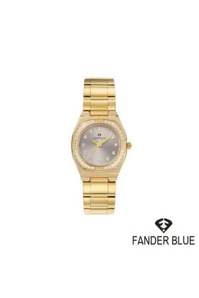 FANDER BLUE Venderello Women's Watch with Steel Strap, Gray Dial