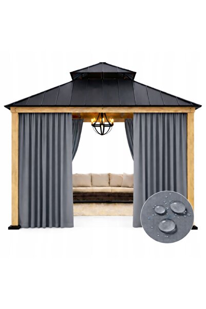 NOW-ART Waterproof outdoor garden Drapery Curtain , NOW-ART, Dark grey, 155x2...
