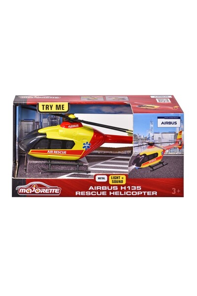 Majorette ELICOPTER DE RESCUE AIRBUS H135 CU SUNEȚE ȘI LUMINI
