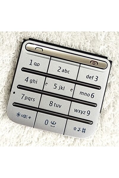 Nokia C3-01 Original Keyboard Silver