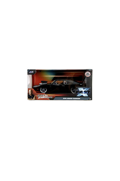NO BRAND JADA FAST AND FURIOUS MAȘINĂ METALICĂ DODGE CHARGER 1970 NEGRU SCARA...