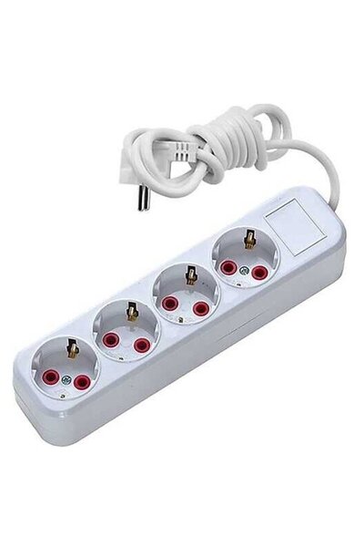 atastore2017 Asel 4-Piece 3 Meter Grounded Switched Socket Ast A403