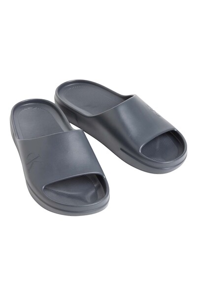 Calvin Klein Gri Erkek Plaj Terliği J CHUNKY SLIDE ONEPIECE RU