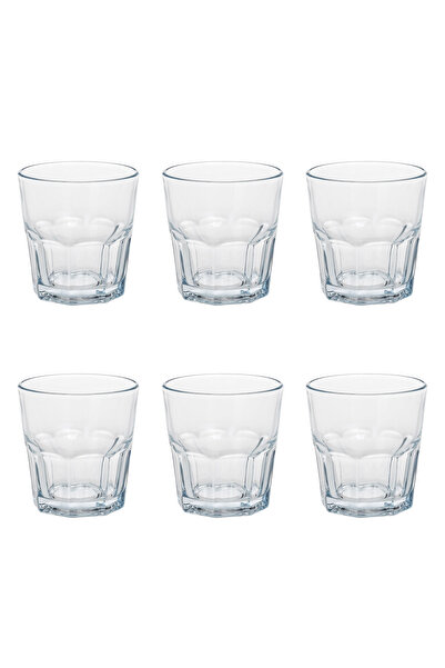 OEM Set of 6 Transparent Short Glasses 'Vegas' 230ml