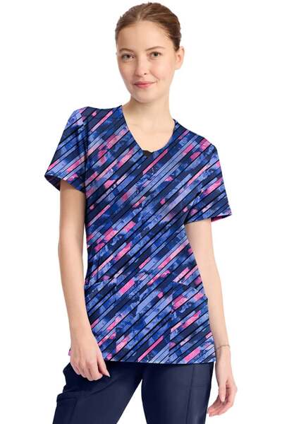 Cherokee UNIFORMS Cherokee Infinity CK609 Γυναικεία Ιατρική Μπλούζα - Μαρμάρι...