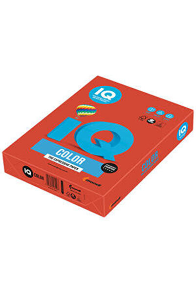 IQ YAYINLARI IQ Color Renkli Kağıt A4 80 Gr 500Lü Kırmızı