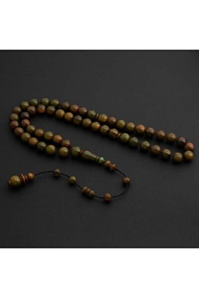 Razzah Belgian Bakelite Rosary - Wavy Olive
