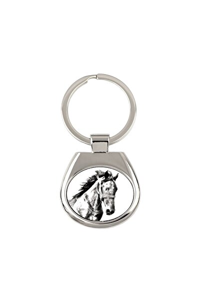 Art - Dog Breloc Art-Dog Cal Mustang – Pandantiv metalic personalizat, fără n...