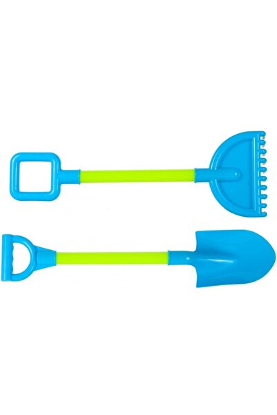 MalPlay Set 2 ustensile de joaca pentru nisip Lopata si Grebla Blue