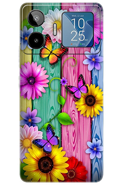 General Mobile GM 26 PRO 5G (G903) Uyumlu Kılıf Desen Baskılı Silikon Papatya...