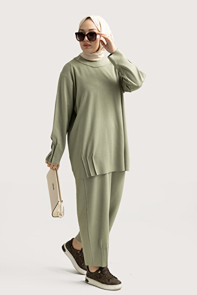 Suede Style 6484 - Set casual elegant și confortabil din țesătură modal pentr...