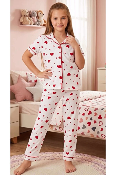 Dastini Heart patterned pajama set