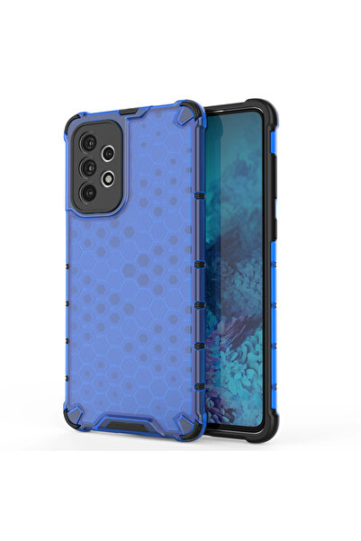 Hurtel Husă blindată tip fagure cu ramă de gel pentru Samsung Galaxy A73, alb...