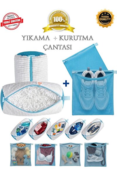İnter Sunny Çok Amaçlı Yıkama ve Kurutma Filesi, Fermuar Korumalı, Petek Mesh...