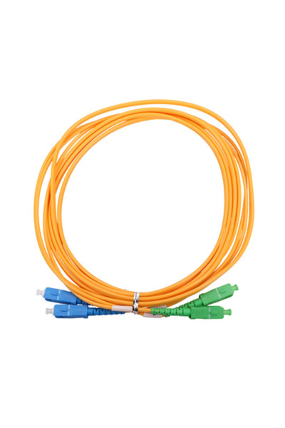Extralink SC/APC-SC/UPC |   Cablu patch |   Monomod, Duplex, G652D, 3mm, 3m