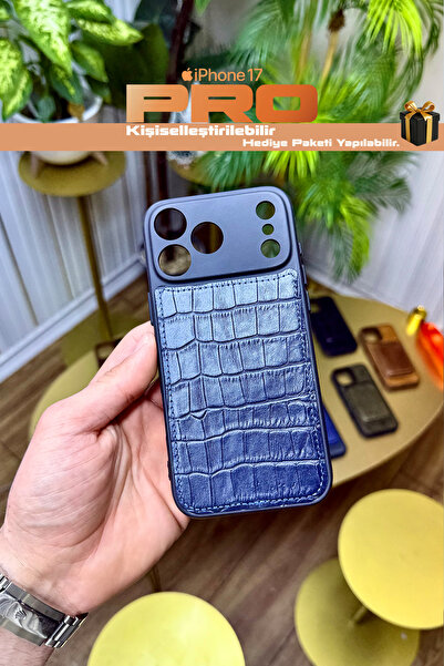 CüzCan iPhone 17 Pro Uyumlu Hakiki Deri Magsafe Premium Kılıf