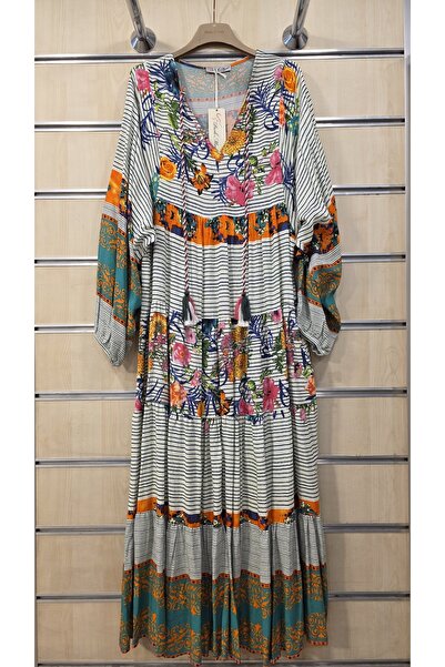 Park Moda Patterned Long Dress