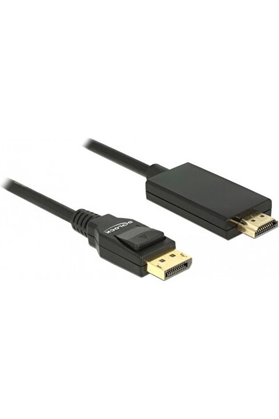DELOCK Cablu DisplayPort 1.2 M > HDMI-A de mare viteză 4K 2m