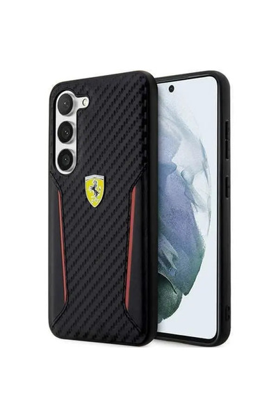 Ferrari FEHCS23MNPYK S23+ S916 negru/negru Carcasă rigidă cu margini contrast...