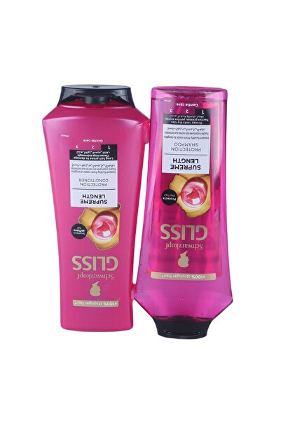 Glissa Gliss Shampoo 400ml & Conditoner 360ml Supreme Length