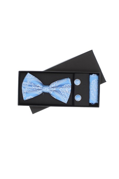 ButicCochet Set din 3 piese, papion, butoni și batistă, pentru bărbați, Butic...