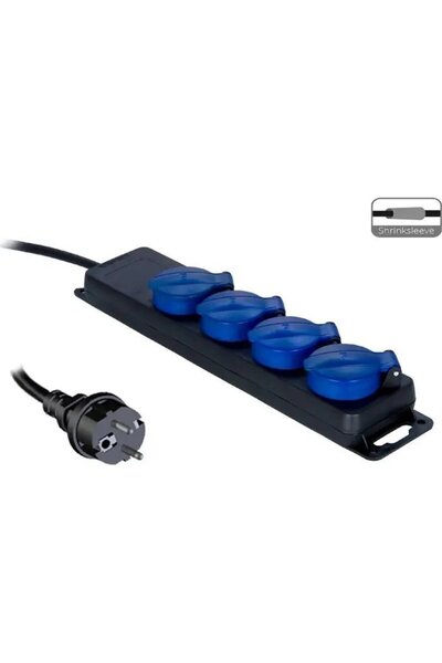 PROCAB PSI204/1.5-F Prelungitor IP44, cu 4 prize, 3G2.5, 4 prize franceze, IP...