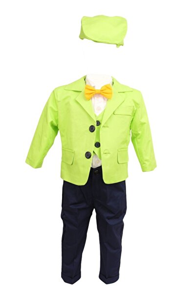 fantasialand Costum botez Baby Boss, culoare verde-bleumarin