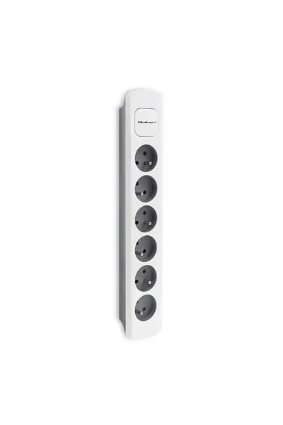 Qoltec Prelungitor cu 6 prize |   1,8m |   Gri
