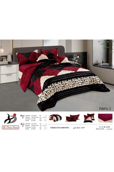 Xido Nefren Winter Fur Quilt Set 6 Pieces