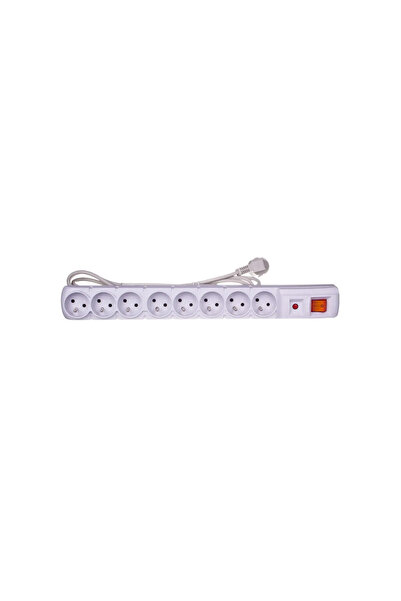 Acar Ltd POWER STRIP ACAR S8 3M 8X 230V PL GREY