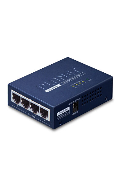 Generic Brand Hub injector Power over Ethernet (PoE) 802.3at cu 4 porturi, 30...