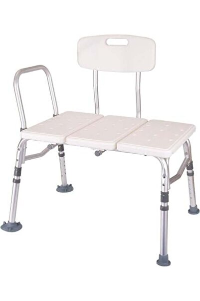 ALNCO CARE Shower chair, wide, with back support, white, DY 03799 L