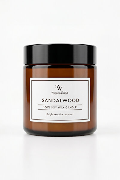 Sandalwood - %100 Doğal Soya Mum 100 cc | Soy Wax Candle