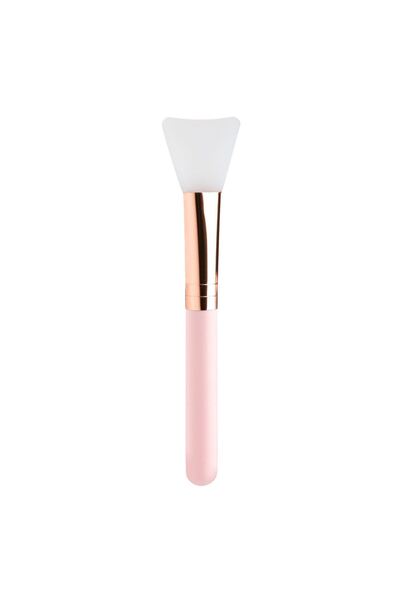 Zumzeria Spatulă-pensulă pentru mască facială, roz auriu, 15cm