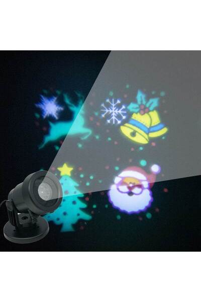 Zumzeria Proiector laser LED cu 4 diapozitive cu modele diferite