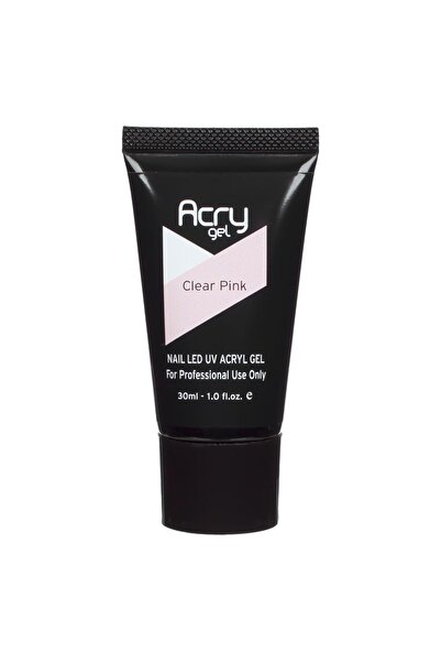 Zumzeria Transparent Pink Acrygel in Tub 30ml