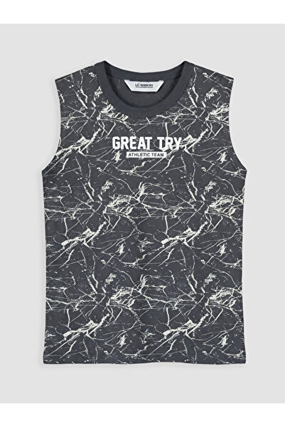 LC Waikiki Rmz Gi̇yi̇m Farkiyla Printed Boys' Undershirt