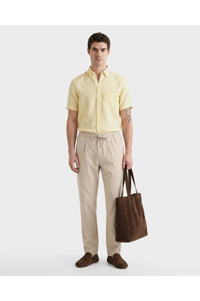 Gant Erkek Bej Regular Fit Jogger Pantolon