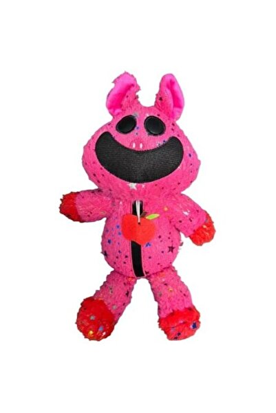 Smiling Picky Piggy jucărie de pluș pufoasă cu sclipici, Critters, 38 cm, roz