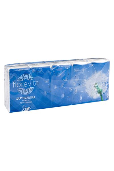 Fiorevita Șervețele faciale cu trei straturi - 10 bucăți