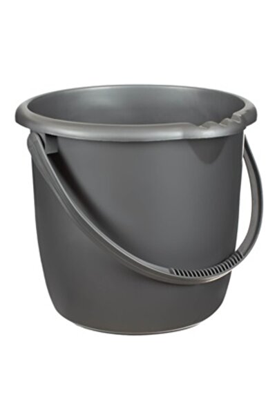 Zumzeria Dark Grey Plastic Bucket 8l
