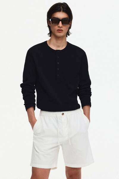 H&M Regular Fit Linen-blend shorts