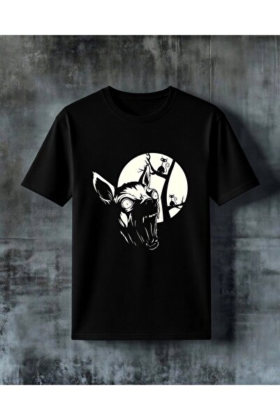 COMVİCHO Geyik Sanat Printed Oversize T-Shirt
