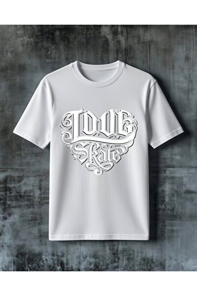 COMVİCHO Dil Stabil Beyin Skiz Printed Oversize T-Shirt