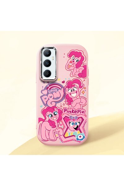ucuc Realme C65 4g Compatible Shock-Absorbing Camera Protected Pink Silicone ...